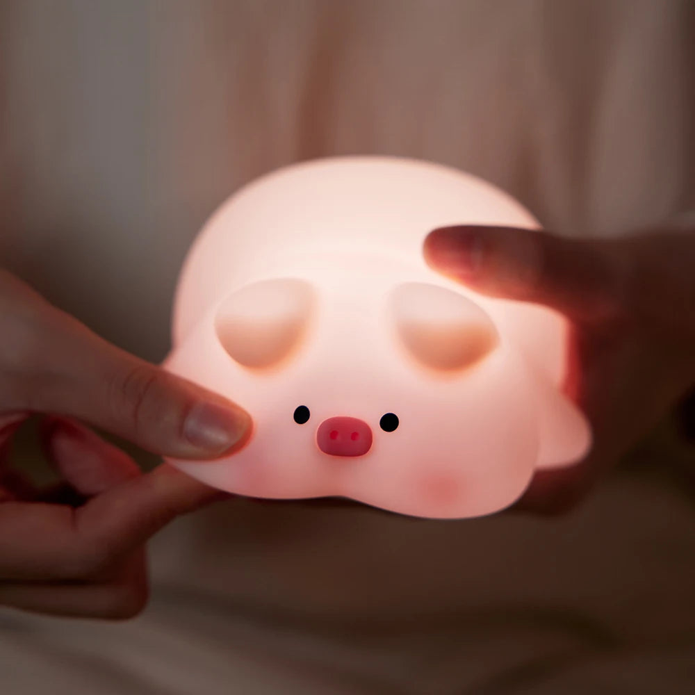 Pig Night Light - Smiles Guaranteed!