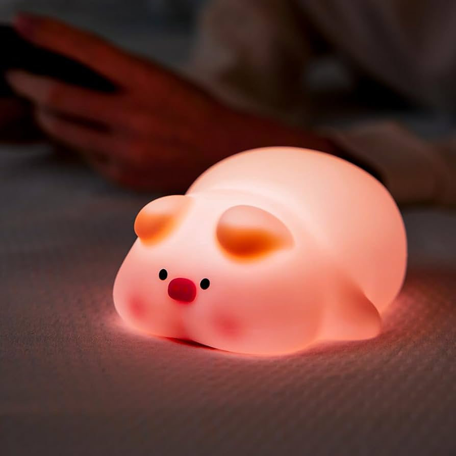 Pig Night Light - Smiles Guaranteed!