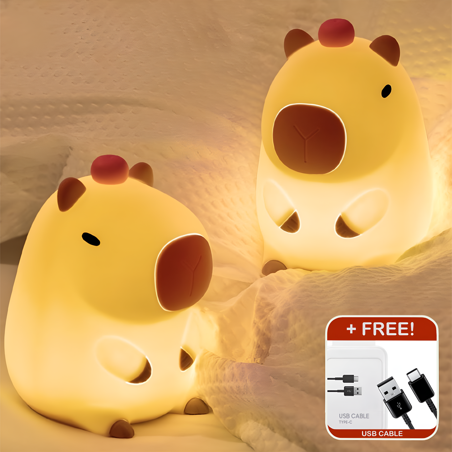 Capybara Night Light